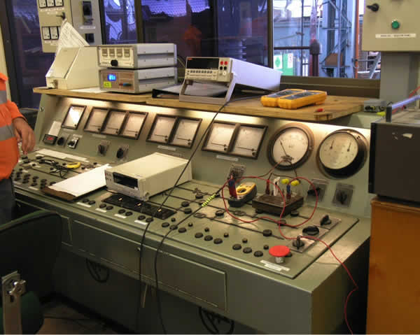 Control Room for Electrical Testing at Ergon Energy’s testing facility.